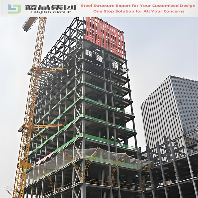 General Assembled Commercial Pre Engineered Prefabricated Metal Industry Steel Frame Structure Workshop Warehouse Building and Construction