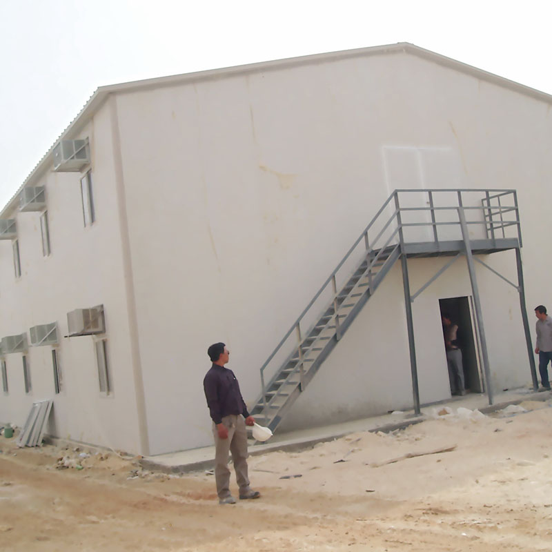 2 Floor Sandwich Panel Well Camp Site Office Prefabricated Camp