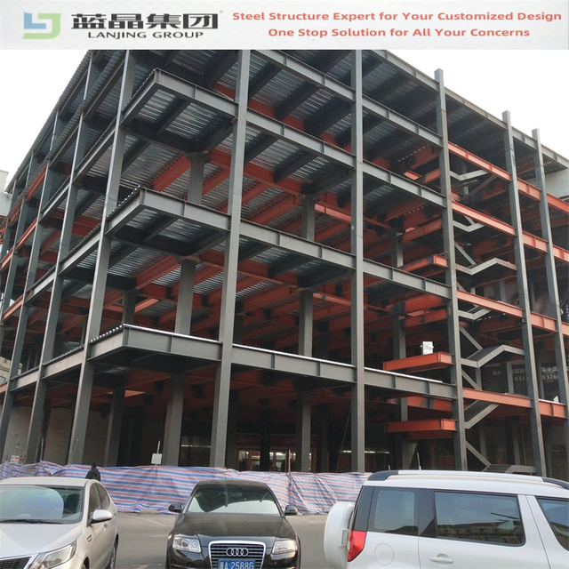 Multi Story High-Quality Steel Structure for High-Rise Parking Lots