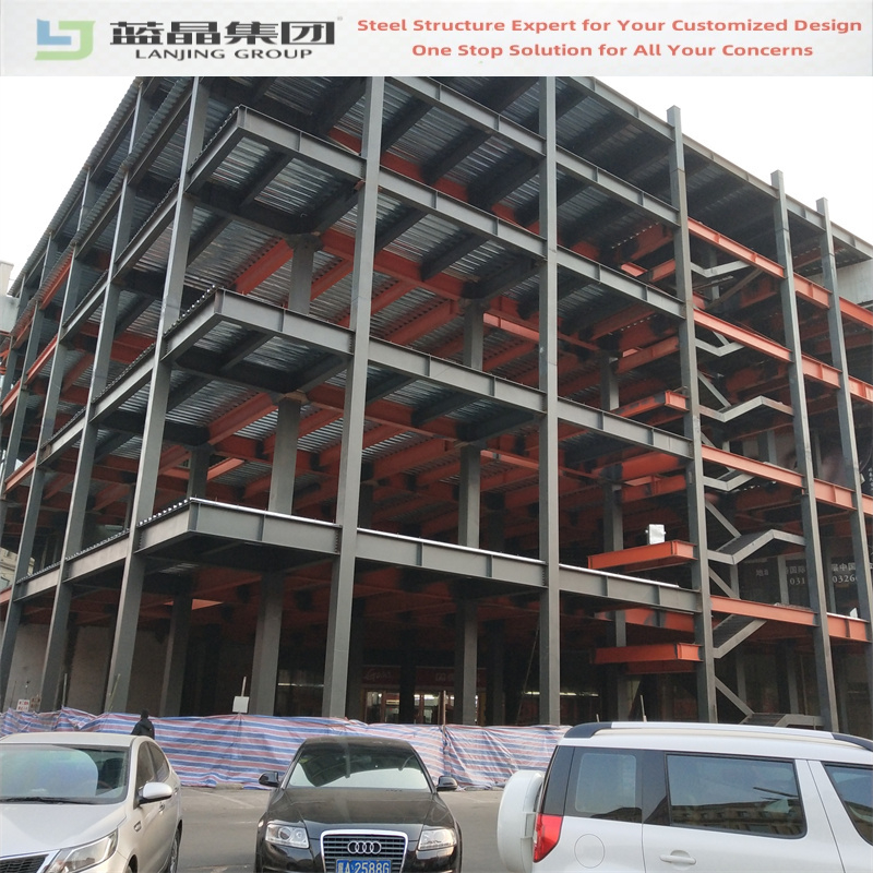 Multi Story High-Quality Steel Structure for High-Rise Parking Lots