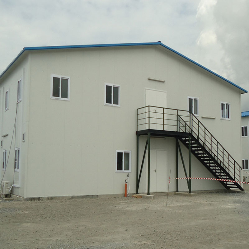 2 Floor Sandwich Panel Well Camp Site Office Prefabricated Camp