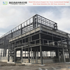 Ready Made Creative Engineering Gable Frame Light Industry Durable Steel Structure Metal Modular Folding Portable Construction Building