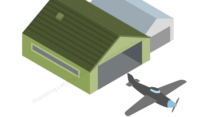 Steel Frame Aircraft Hangar