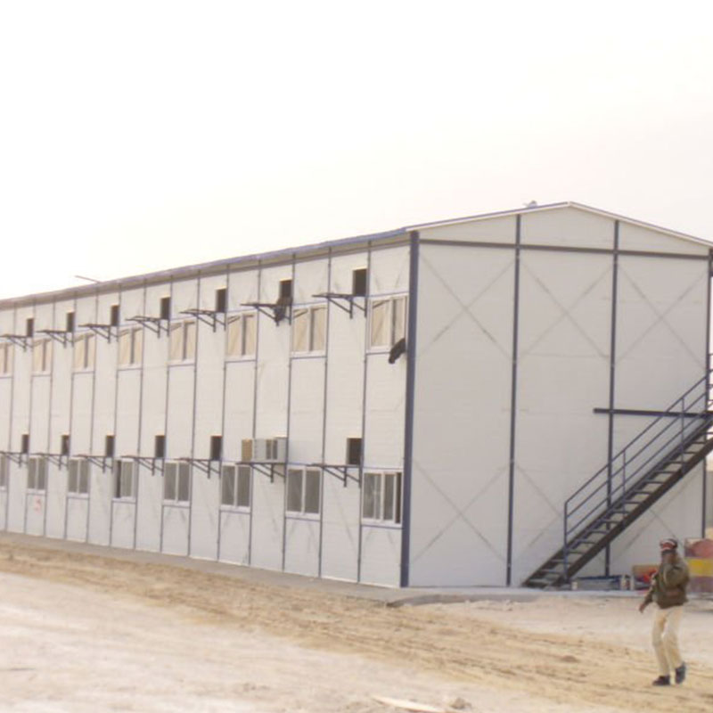 Cheap 2 Floors Steel Structure Building Labor Site Accommodation Worker Camp