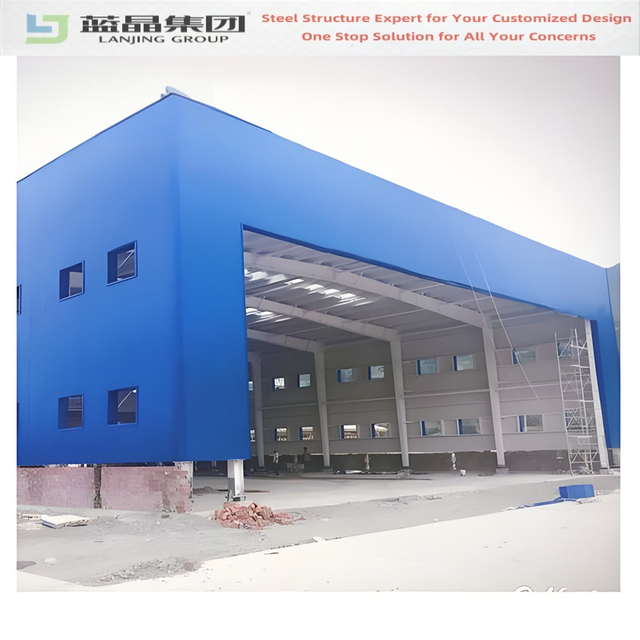 Prefabricated Prefab Hospital Hotel Restaurant Exhibition Hall Stadium Industry Commercial Agricultural Public Building H Beam Heavy Light Steel Structure Frame