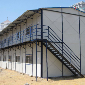 Cheap 2 Floors Steel Structure Building Labor Site Accommodation Worker Camp