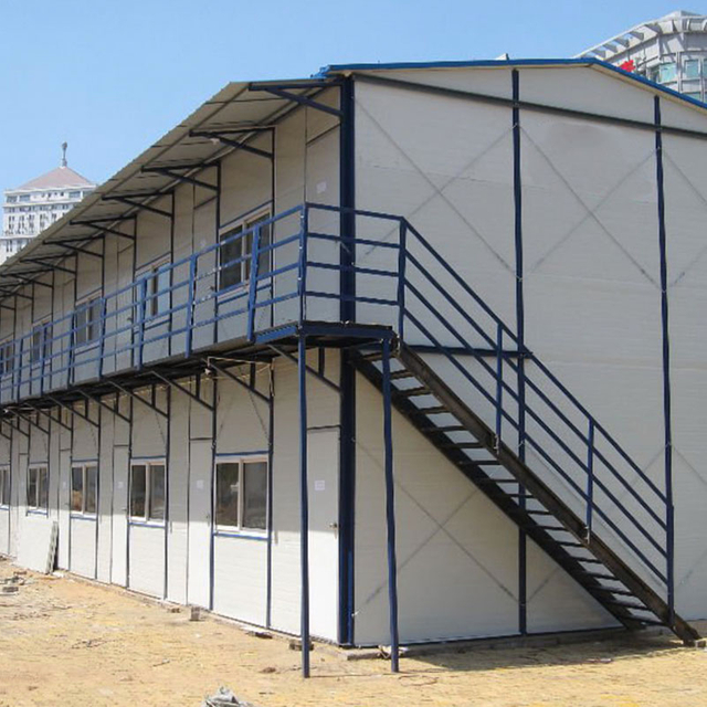 Cheap 2 Floors Steel Structure Building Labor Site Accommodation Worker Camp
