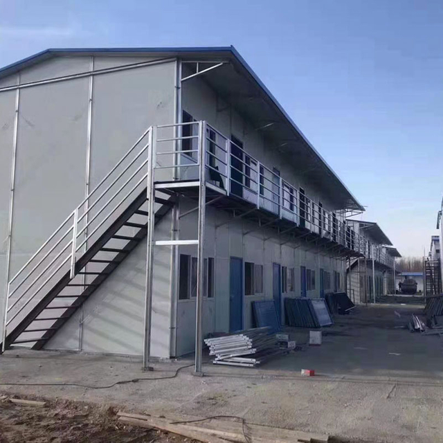Light Steel Structure Prefabricated Building Labors Camp