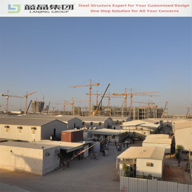 2 Floor Sandwich Panel Well Camp Site Office Prefabricated Camp